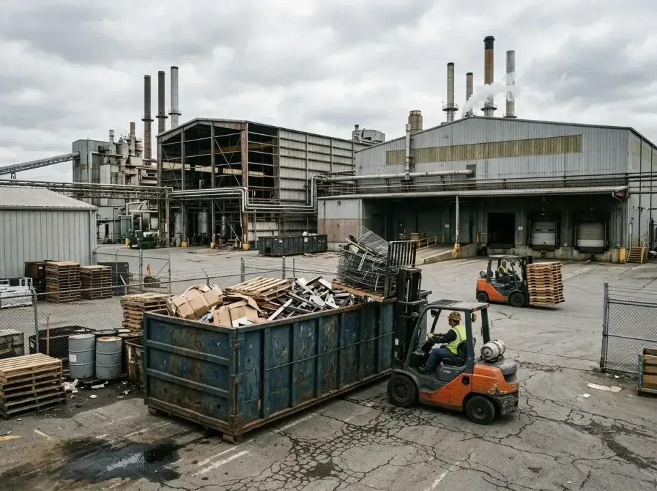 industrial-factory-scrap-conta-003 — frequently asked questions, Cheap Roll-off Dumpster Rentals in McComb, MS